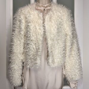 CASTING LA Cropped Teddy Jacket